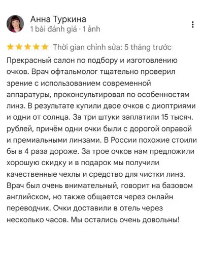 Ảnh chụp đánh giá khách hàng trên Google Maps 1