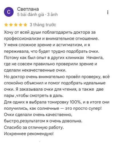 Ảnh chụp đánh giá khách hàng trên Google Maps 1