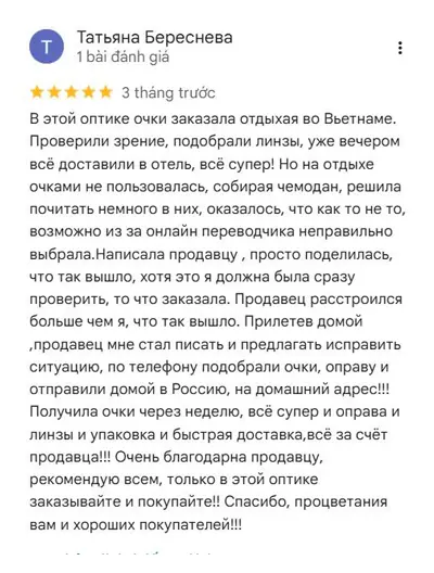 Ảnh chụp đánh giá khách hàng trên Google Maps 1