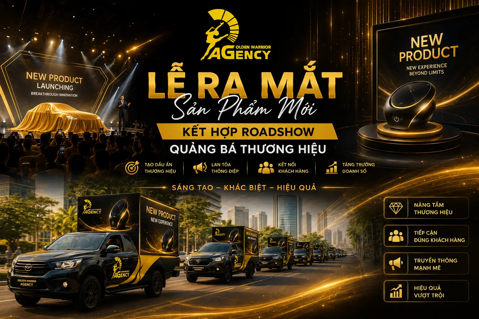 Lễ Ra Mắt Sản Phẩm Mới Kết Hợp Roadshow Quảng Bá Thương Hiệu